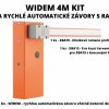WIDEM 4m Kit - sada rychlé automatické závory s ramenem 4 m